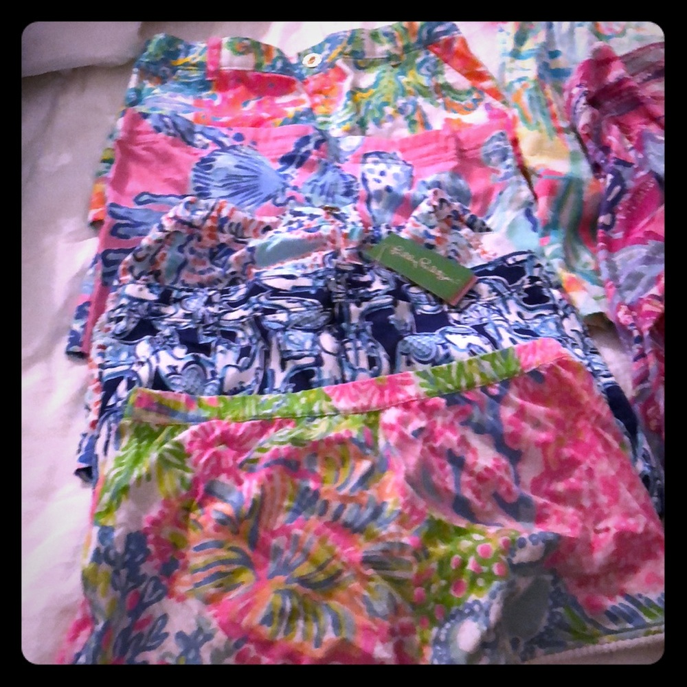 Large lot of Lilly Pulitzer shorts.